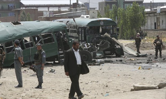 Taliban bombs targeting police cadets kill at least 27 in Kabul 